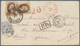 Cuba: 1874/75, Cover To Rouen, Sent Via The United States, And Locally Franked With Cuban 25c. Ultra - Autres & Non Classés