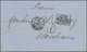Dänisch-Westindien - Vorphilatelie: 1865, "ST. THOMAS JY 29 65" On Reverse Of Folde Cover With Accou - Danemark (Antilles)