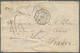 Dänisch-Westindien: 1865. Stampless Envelope Addressed To France Cancelled By Octagonal French Paque - Danemark (Antilles)