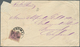 Dänisch-Westindien: 1895, 10 C./50 C. Tied "ST. THOMAS 28/5 1895" On Cover To England W. June 12 Bir - Dänische Antillen (Westindien)