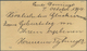 Dominikanische Republik: 1894, 2 Ct Stationery Card Written In Santo Domingo Sent With French Shipma - Dominicaine (République)