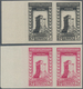 Fezzan: 1949, Definitives Pictorials/Officers, 1fr. To 50fr., Complete Set Of Eleven Values IMPERFOR - Lettres & Documents