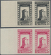 Fezzan: 1949, Definitives Pictorials/Officers, 1fr. To 50fr., Complete Set Of Eleven Values IMPERFOR - Covers & Documents