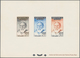 Fezzan: 1951, Definitives "Agriculture", Complete Set, Four Epreuve Collective (one Piece Slightly C - Lettres & Documents