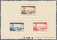 Fezzan: 1951, Definitives "Agriculture", Complete Set, Four Epreuve Collective (one Piece Slightly C - Lettres & Documents