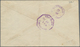 Guatemala: 1897, 2c. Brown/green Uprating A Stationery Envelope 6c. Black/salmon, Domestic Usage Fro - Guatemala