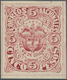 Kolumbien: 1870, 5 P. Crest, Proof Of Re-engraved Plate In Dull Rose, All Sides Large Margins, Scarc - Kolumbien