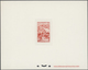 Delcampe - Marokko: 1949, "SOLIDARITE 1948", Four Airmail Stamps Each As Epreuve De Luxe; In Addition Four Impe - Briefe U. Dokumente