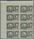 Mauretanien: 1906/1907, 1fr. "Governor Ballay" IMPERFORATE Marginal Block Of Eight From The Upper Le - Sonstige & Ohne Zuordnung