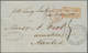 Mauritius: 1854, Folded Letter From Mauritius To Nantes, Frande, Shipped By "Lady Jocelyne" With Cle - Mauritius (...-1967)