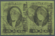 Mexiko: 1864, 1 Real Pair With District Ovp. "AGUASCAITES" And Pmkd. "0", Merely 400 Copies Issued O - Mexiko