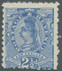 Neuseeland: 1892, QV 2½d. Blue Perf. 10 With Advertisment On Reverse ‚LOCHHEAD FOR WERTHEIM SEWING M - Autres & Non Classés