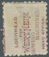 Neuseeland: 1892, QV 2½d. Blue Perf. 10 With Advertisment On Reverse ‚LOCHHEAD FOR WERTHEIM SEWING M - Sonstige & Ohne Zuordnung