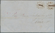 Peru: 1862,taxed Letter Written In ISLAY To Lima With Two Strikes Of The Pointed Circular Town Postm - Pérou