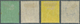 St. Helena: 1908, KEVII Definitives Complete Set Of Four 2½d. Blue, 4d. Black/red On Yellow, 6d. Dul - Sainte-Hélène