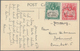 St. Helena: 1922-34 Two Picture Postcards And One Cover To Germany With Various Frankings, Plus 1934 - Sainte-Hélène