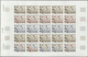 St. Pierre Und Miquelon: 1974. Complete Set "Churches' (3 Values) In 3 Color Proof Sheets Of 25. Eac - Autres & Non Classés