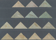 Kap Der Guten Hoffnung: 1853-64, Set Of 14 Used 'Triangles' Of All Values Up To 1s., From Early Prin - Cape Of Good Hope (1853-1904)