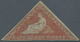 Kap Der Guten Hoffnung: 1853 1d. Brick-red On Slightly Blued Paper, Wmk Anchor, Mounted Mint With Pa - Cap De Bonne Espérance (1853-1904)