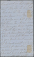 Kap Der Guten Hoffnung: 1856, CAPE OF GOOD HOPE, Perkins Bacon, 4d Deep Blue Triangular, Two Large M - Cap De Bonne Espérance (1853-1904)