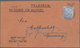 Kap Der Guten Hoffnung: 1906,orange Telegram Delivery Envelope Used As Form W. CGH 2 1/2d Ultra Tied - Cap De Bonne Espérance (1853-1904)