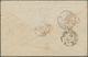 Tahiti: 1859. Envelope (small Tears, Stains) To France From The 'Viaud' Correspondence (No 5) With O - Tahiti