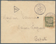 Tahiti: 1908. Unpaid Envelope (vertical Fold, Toned, Opening Faults) Addressed To Papeete With 'T' H - Tahiti