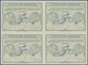 Tunesien: Design "Rome" 1906 International Reply Coupon As Block Of Four 30 C. Tunesie. This Block O - Lettres & Documents