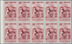 Venezuela: 1952, Coat Of Arms 'ARAGUA‘ Airmail Stamps Complete Set Of Nine In Blocks Of Ten, Mint Ne - Venezuela