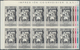 Venezuela: 1952, Coat Of Arms 'BOLIVAR‘ Airmail Stamps Complete Set Of Nine In Blocks Of Ten, Mint N - Venezuela