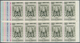 Venezuela: 1952, Coat Of Arms 'LARA‘ Airmail Stamps Complete Set Of Nine In Blocks Of Ten, Mint Neve - Venezuela