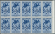 Venezuela: 1953, Coat Of Arms 'MONAGAS‘ Airmail Stamps Complete Set Of Nine In Blocks Of Ten, Mint N - Venezuela
