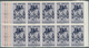 Venezuela: 1953, Coat Of Arms 'MONAGAS‘ Airmail Stamps Complete Set Of Nine In Blocks Of Ten, Mint N - Venezuela