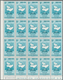 Delcampe - Venezuela: 1953, Coat Of Arms 'DELTA AMACURO‘ Airmail Stamps Complete Set Of Nine In Blocks Of 20, M - Venezuela