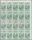 Delcampe - Venezuela: 1953, Coat Of Arms 'COJEDES‘ Airmail Stamps Complete Set Of Nine In Blocks Of 20, Mint Ne - Venezuela