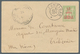 Zanzibar: 1901. French Post Office Postal Stationery Envelope ½ Anna Yellow Green Cancelled By Frenc - Zanzibar (...-1963)