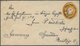 Zanzibar - Ganzsachen: 1895/1896, Two Postal Stationary Envelopes With Diff. Overprints, One With In - Zanzibar (...-1963)