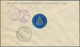 Flugpost Europa: 1933, Mass Flight Triptych 5.25 + 44.75 L. "I-RECA" On Well Preserved Registered Le - Sonstige - Europa