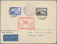 DO-X - Flugpost: 1931, Brief Mit Rotem Bestätigungsstempel "ERSTER ÜBERSEEFLUG DES DORNIER FLUGSCHIF - Poste Aérienne & Zeppelin