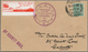 Raketenpost: 1934, Saugor Island. Cover With One Line "By Rocket Mail", Red+white Vignette "Shore To - Sonstige & Ohne Zuordnung