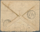 Katastrophenpost: 1895, Brief Aus PECKELSHEIM Adressiert In Die USA. Frankatur Abgewaschen Mit L4 "G - Sonstige & Ohne Zuordnung