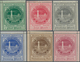 Deutsche Schiffspost - Seepostmarken: 1916, Ozeanreederei, 5 M Bis 50 M Kompletter Satz In Eckrandst - Autres & Non Classés