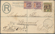 Schiffspost Alle Welt: 1903, Registered Postal Stationery Envelope Uprated With 10 C And Vertical Pa - Sonstige & Ohne Zuordnung