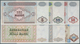 Azerbaijan / Aserbaidschan: Set Of 6 Notes Containing 1, 10, 5, 10, 50, 500 Manat P. 11, 12, 15-17, - Arzerbaiyán