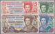 Falkland Islands / Falkland Inseln: Set Of 4 Banknotes Containing 5 Pounds 2005, 10 Pounds 2011, 20 - Falkland Islands