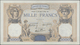 France / Frankreich: Set Of 25 MOSTLY CONSECUTIVE Notes 1000 Francs "Ceres & Mercure" 1939-40 P. 90, - 1955-1959 Sobrecargados (Nouveau Francs)