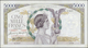 France / Frankreich: Set Of 2 CONSECUTIVE Notes 5000 Francs "Victoire" 1941 P. 97, S/N 25406175 & -1 - 1955-1959 Sobrecargados (Nouveau Francs)