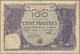 French Indochina / Französisch Indochina: 100 Piastres 1919 P. 39 Issued In Saigon, Used With Vertic - Indochina