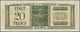 New Caledonia / Neu Kaledonien: 20 Francs ND(1944) P. 49, Light Center Fold And One Very Very Light - Nouméa (Neukaledonien 1873-1985)