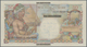 Saint Pierre & Miquelon: 1 Nouveau Franc ND(1960) Overprint On 50 Francs Reunion P. 44, S/N 07335347 - Sonstige – Amerika